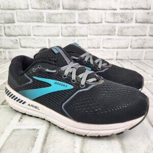 Brooks Ariel 20 Women's Size 11 Wide Black Running Athletic Running Sneaker Shoe